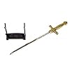 Napoleons zwaard, briefopener met schede, 25 cm lang, middeleeuws miniatuurzwaard, staal, geschenk en merchandise voor…