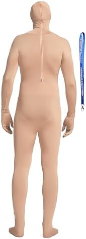 Full Bodysuit Unisex Spandex Stretch Adult Costume Zentai Disappearing Man Bodysuit