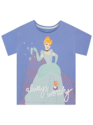 Disney Girls Princess Cinderella T-Shirt Kids Short Sleeve Top - Main Image
