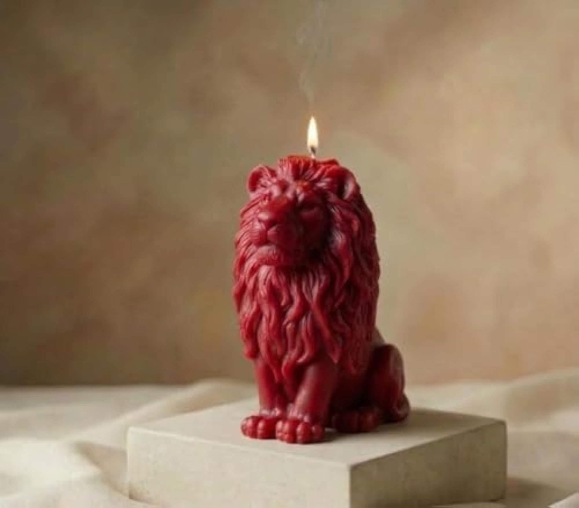 Lion Shape Decorative Candle, Unique Gift