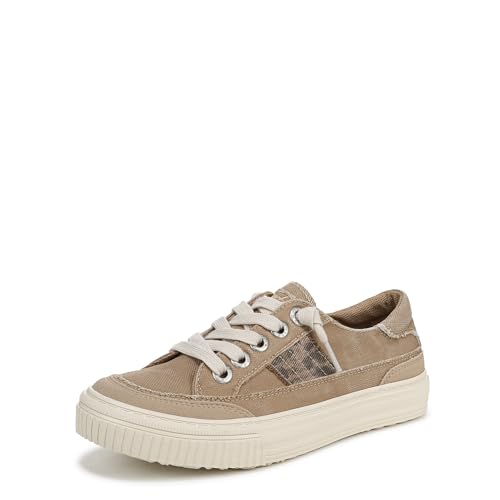 Blowfish Malibu Womens Alex Sneaker Desert Khaki Canvas 8 M