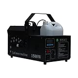 3 in 1 Wireless Remote Control DMX Snow Machine, 1500W 12 RGB LED Snow Maker Machine Outdoors & Indoors Fake Snowflake Making Machine 5L for Party, Wedding, Stage Effect, DJ Shows -  VONZOER