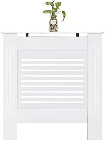 Comanlai Slim Radiator Cover, Small Medium Large Radiator Covers MDF Heater Covers Modern Home Cabinet for Living Room