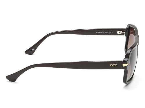 Image of IDEE sunglasses| 100% UV Protected | Gradient | Full Rim | Square | Men | Large | Polycarbonate Frame | Gradient TAC Lens
