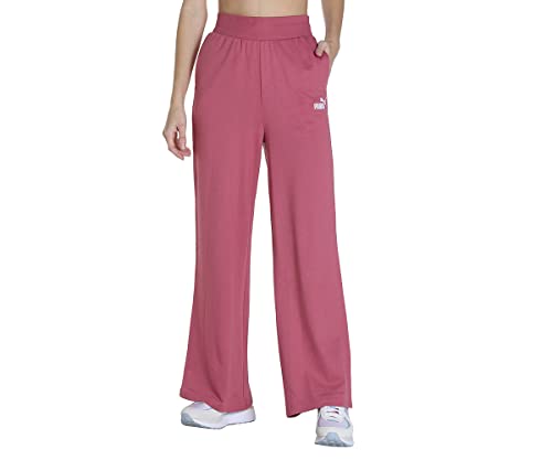 Image of Puma Printed Cotton Relaxed Fit Womens Track Pants