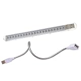 Odoukey Lumières de Plantes intérieures, lumière de Plante à LED Lampe de Culture succulente avec Tuyau Flexible USB pour Jardin à Maison Hydroponie en Serre 21 Lampes, lumière de Plante