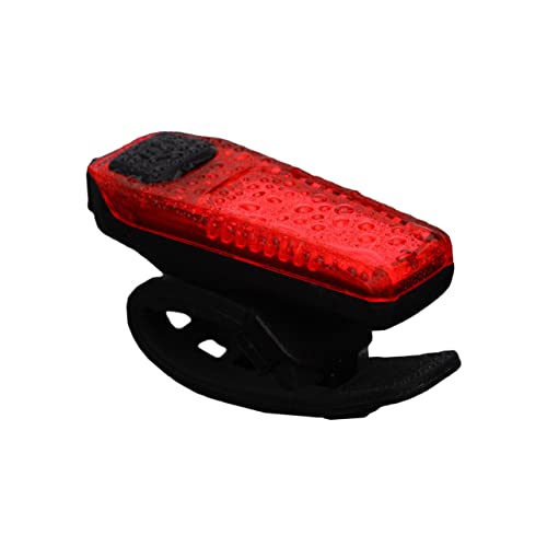 ibasenice Bike Safety Lamp Rechargeable Mountain Bike Rear Light for Outdoor Riding Easy to Install Durable High Transparency for Enhanced Visibility