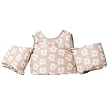 Drip Floats Toddler Swim Vest for Kids 25-50 lbs – Puddle Jumper Style Floaties with Wings & Shoulder Straps, Safety Buckle, Learn to Swim Jacket for Boys & Girls 2-7 Years (Flower Power Neutral)
