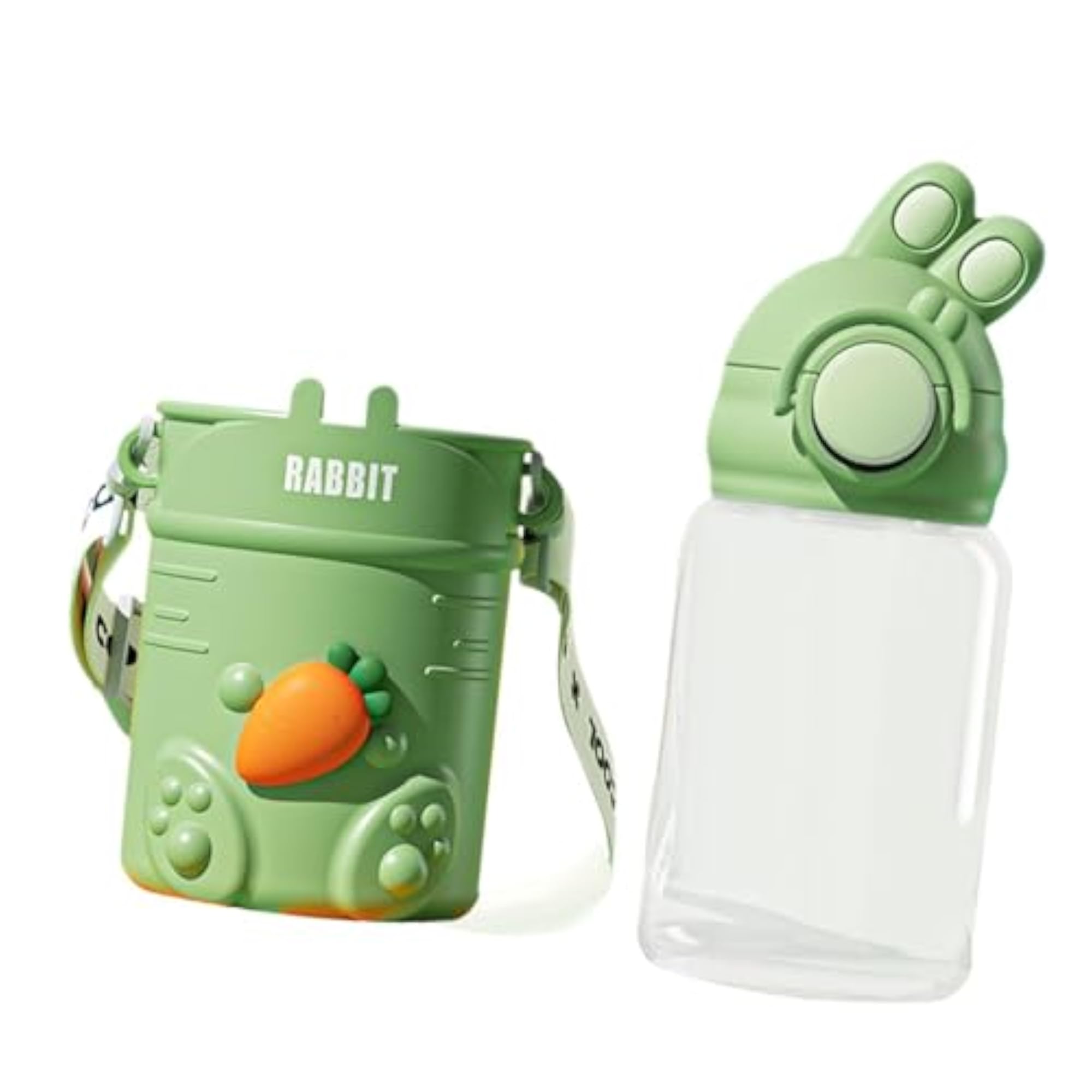 Kids Cute Water Bottle with Strap for Outdoor Activities