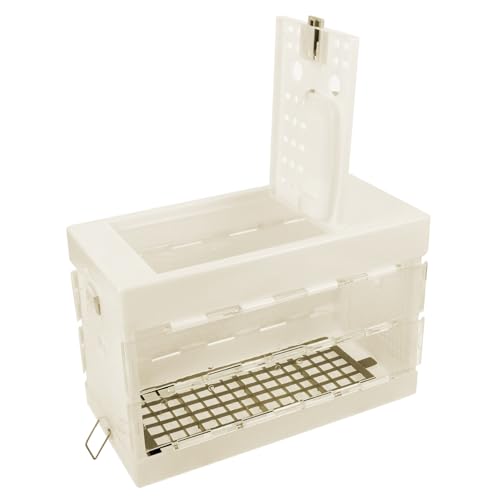 BESPORTBLE Portable Bird Carrier for Small Birds Wear Resistant Travel Cage with Handle for Parrots Budgies and Lovebirds Compact Folding Design for Easy Transport