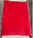 Hussain Handloom Brand Store Girl's And Women's Fashionable Warm 4Sided Fox Fur Wrap Stole/Shawl. Red Color Stole/Scarf use for Office/Party/Function/Winter safty/feel warm feelling. size 27x65 inch
