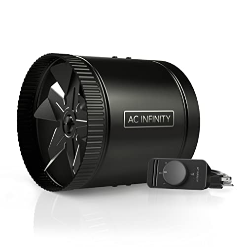 AC Infinity RAXIAL S8, Inline Booster Fan 8” with Speed Controller
