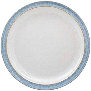 Denby 381048905 Elements 4 Piece Dinner Plate Set, Blue,26.5*26.5*3 centimeters