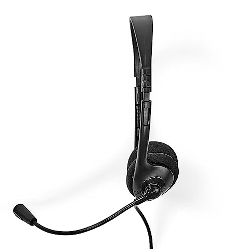 Nedis Casque PC Supra Aural Stéréo USB C avec Adaptateur USB A et Micro Flexible - vue 5