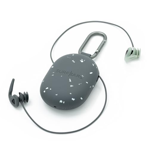 Creatures of Leisure SurfEars 4.0 – Ear Plugs for Adults That Keep Water Out & Sound in – Surfing Ear Protection – Black/Sage