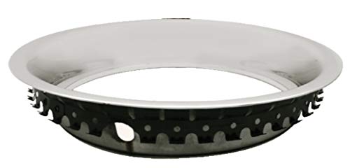 Image of United Pacific A6139 Stainless Steel 16-inch Smooth Beauty Trim Ring, Highly Polished, Smooth Style, Beauty Rim Trim - ONE Set (Pack of 4 Trim Rims)