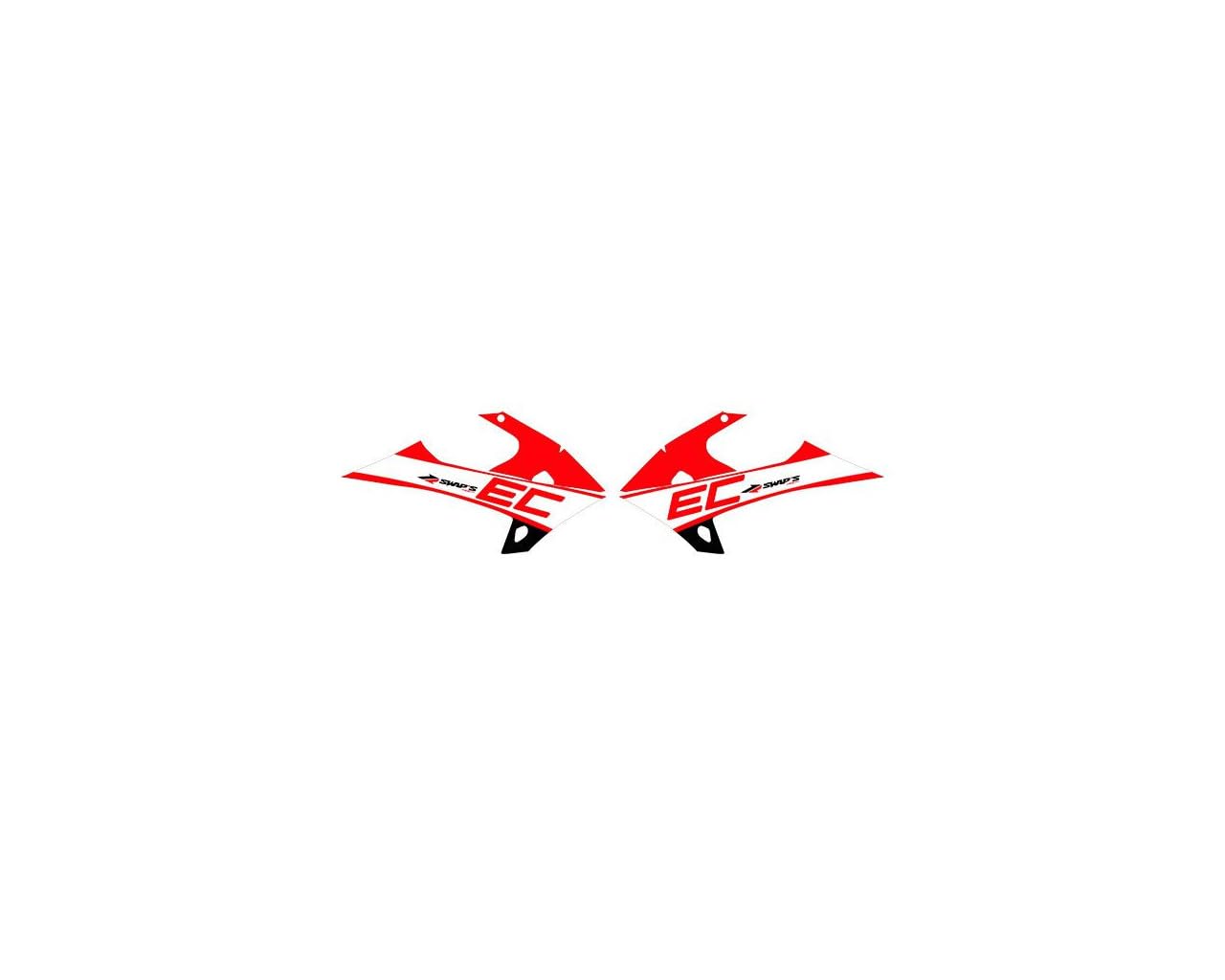 Kit déco origine Gas-Gas EC rouge pour réparer les graphismes rayés - 2
