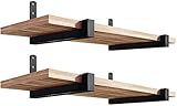 [Proyecto de bricolaje perfecto] Mezcle y combine varias tablas con estos soportes para estantes, y diseñe la cocina, la sala de estar, el dormitorio, la tienda, el estante de la pared de la esquina en varios aspectos, desde el moderno moderno hasta el estilo rural de granja o el estilo retro industrial.