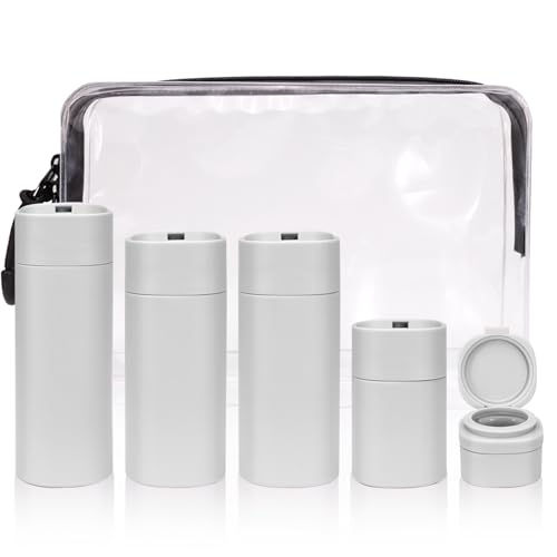 Bouteilles de voyage LELE LIFE pour shampooing : vos indispensables de toilette en week-end