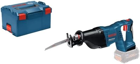 Bosch Professional 18V System Akku Säbelsäge GSA 18 V-LI (inkl. 2xSäbelsägeblatt (Holz/Metall), ohne Akkus und Ladegerät, in L-BOXX 238)