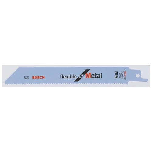 Bosch Accessories Bosch Professional 5 Stück Säbelsägeblatt S 922 BF Flexible for Metal (für Metall 150 x 19 x 0 9 mm Zubehör Säbelsäge)