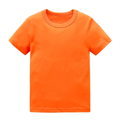 Boys Rainbow Striped Shirts for Kids Long Sleeve Cotton T-Shirts O-Neck Tops