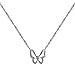 Simsly Collar Con Colgante De Mariposa Para Mujer Mariposa Colgante Collar Mariposa Colgante Para Mujeres niñas plata