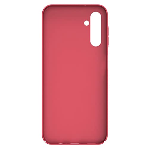 Image of Nillkin Case for Samsung Galaxy A14 5G (6.6 inch Inch) Super Frosted Hard Back Dotted Grip Cover PC Red Color