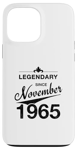 60歳の誕生日60歳1965年11月に生まれたヴィンテージ スマホケース iPhone 13 Pro Max 用