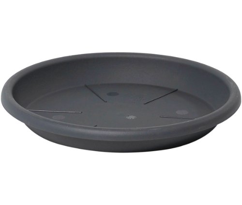 Soucoupe pour pot PEPIA Ø50 cm anthracite grand modèle résistant aux UV et au gel