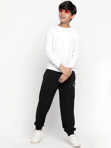 Image of Li'l Tomatoes Boys Looper Track Pant | Soft & Breathable Summer Casual Wear | Elastic Waist with Drawstring | 9-16 Years