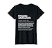 Damen Beruf Spruch Schuhmacher Definition Orthopädieschuhmacherin T-Shirt