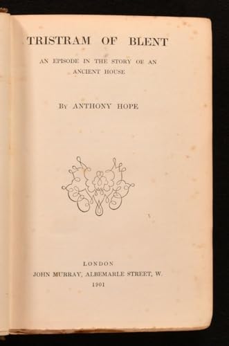 Tristram of Blent an Episode in the Story of an... [Unknown] B001LTGONG Book Cover