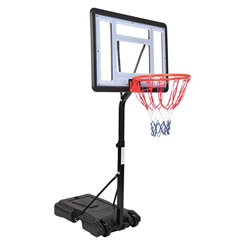 Dushgbgbvj Hy-B064S Portable Movable Swimming Pool Pvc Transparent Backboard Basketball Stand (Basket Adjustment Height 1.15M-1.35M) Maximum Applicable For 7# Ball #TOP5