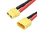 Maixbomr 2Pcs XT60 Parallel Battery Connector Cable 1FT, 12AWG 1 Female to 2 Male Y Splitter Adapter Cable, for RC Multicopter Quadcopter