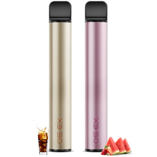 ARASHI 電子タバコ 使い捨て VAPE ベイプ 4000回吸引可能 2本セット 水蒸気タバコ 爆煙 禁煙パイポ 禁煙グッズ ニコチン・タール無し 電子たばこ コーラ+スイカイチゴ