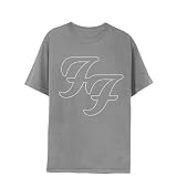 Foo Fighters Official Merch Circle Logo Tee Grey