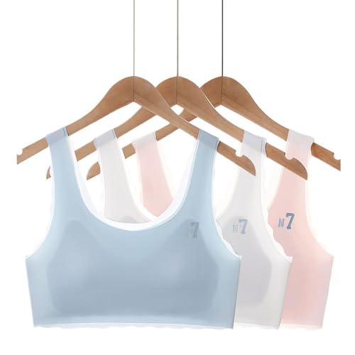 Training Bras 8-12 Seamless First Bra Girls Sports Bras for Kids Wire-Free with Wide Straps2