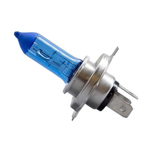 Simoni Racing Halogen Birnen ’Blue Ice Racing’ H19 (PU43T-3) (4200K) 12V/60-55W, Satz à 2 Stück ECE-R37