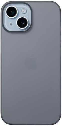 �yCASEFINITE�zTHE FROST AIR ULTRA �t���X�g�G�A�E���g�� iPhone 15 �Ή� ���� ��v �V���v�� ���� 1.0mm �|���J�[�{�l�[�g�X���[�N�u���b�N FAU1561B