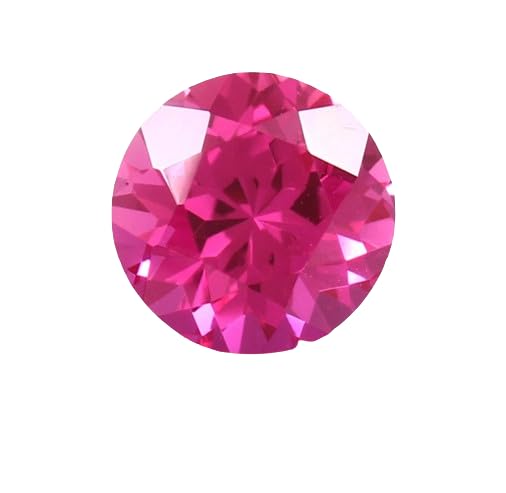 Tourmaline rubellite 11mm facettée pour remplacer une pierre de bague