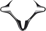 SZFKACCESS for Honda Civic 2006 2007 2008 2009 2010 2011 Steering Wheel Cover Trim Carbon Fiber Style Inner ABS (one)