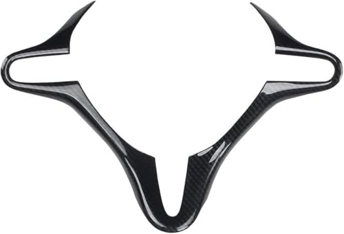 SZFKACCESS for Honda Civic 2006 2007 2008 2009 2010 2011 Steering Wheel Cover Trim Carbon Fiber Style Inner ABS (one)