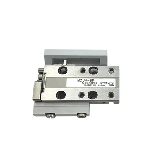 Cilindro neumático MXJ de 8 mm con tope de metal para guiado lineal exacto 6