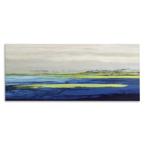 Stupell Industries Abstract Ocean Surface, 10 x 24 Inch Canvas Wall Art