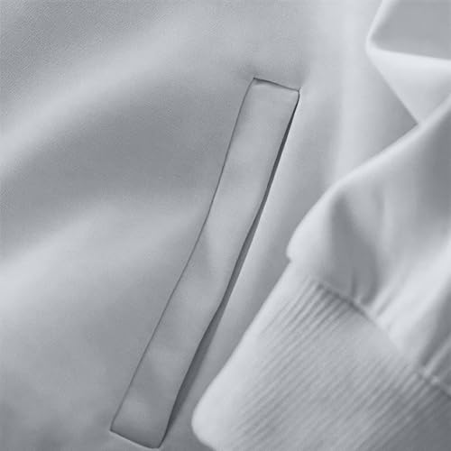 Boys Girls Varsity Bomber Jacket Kids Zip Up Stand Collar Fall Coats School Uniform with Pockets 2-10 Years4