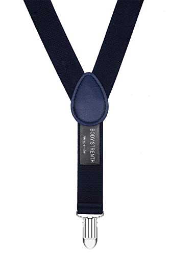 Image of Boys' Men's Suspenders and Bow Tie Set Elastic Adjustable