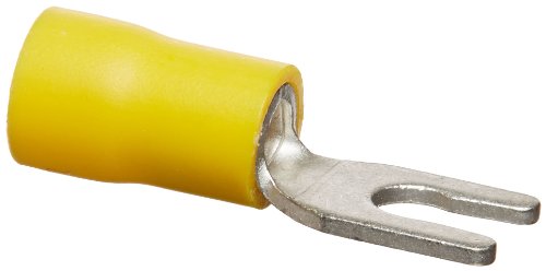Vinyl Insulated Spade Terminal with Locking Spade, Small Packs, 12-10 Wire Size, 8