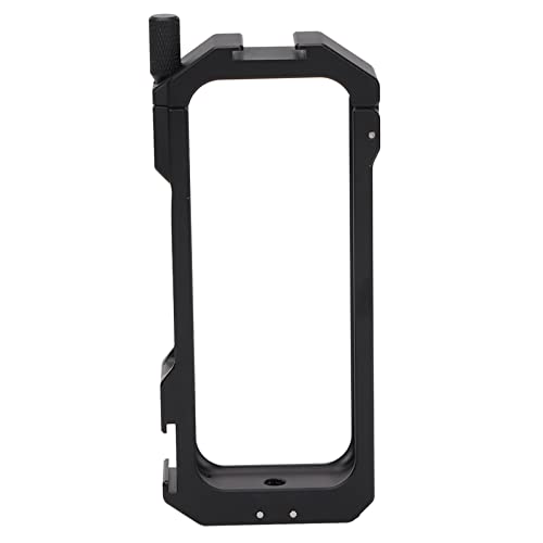 ANGGREK Camera Housing Cage, Aluminum Alloy CNC Machining Camera Protective Frame Side Avoidance Design for Camera