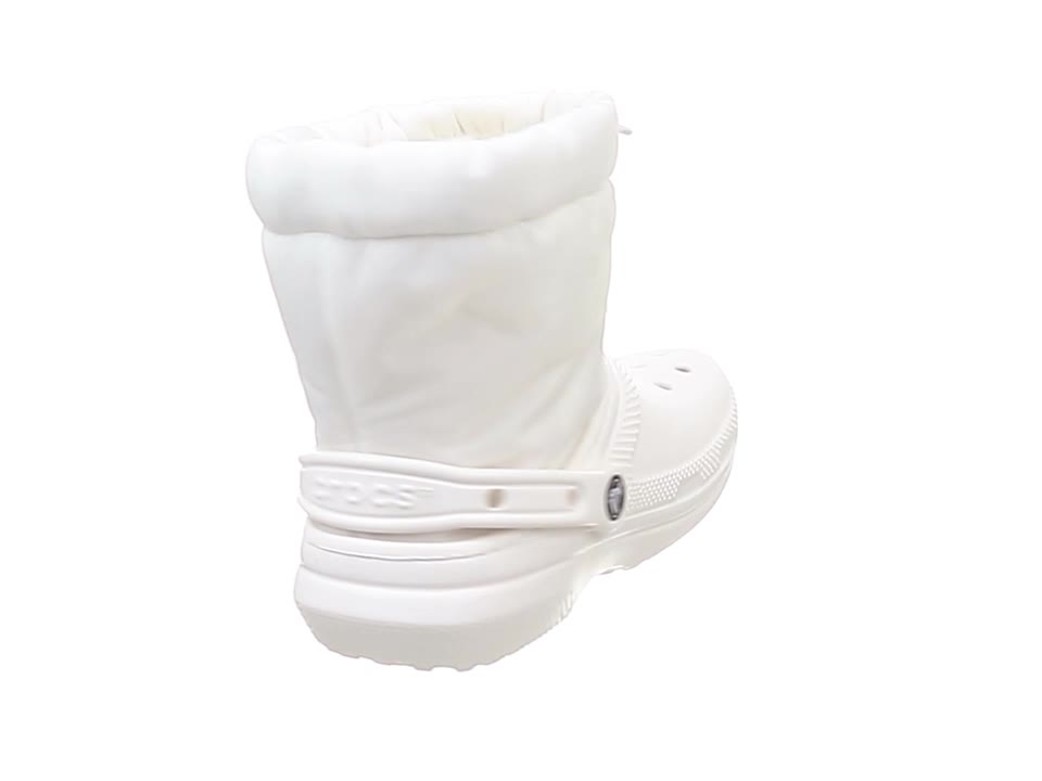 NWT Crocs Classic Lined Neo Puff Boots WHITE Women’s 12 Men’s 10 Crocs Unisex Classic Lined Neo Puff Boot - Warm Insulated  main image 4
